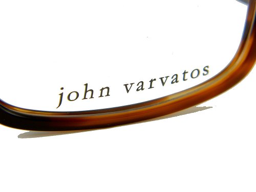 John Varvatos Designer Eyeglasses V341AF in Brown-Horn 53mm DEMO LENS