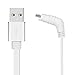 Pangda 20 ft Weatherproof Cable for Arlo Pro, Arlo Pro 2, Aluminium Alloy Micro USB Cable, 1 Pack (White)