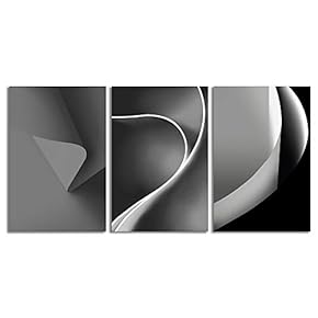 3 Piece Canvas Wall Art-Abstract Geometric-Canvas Prints Home Artwork Decoration for Living Room,Bedroom - 16"x24" x 3 Panels
