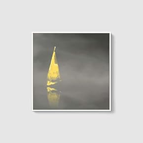 Framed Canvas Home Artwork Decoration Night Canvas Wall Art for Living Room, Bedroom - 16x16 inches