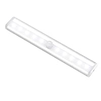 sunnmall Induction Under Cabinet Lighting Kit,Motion Sensor Closet Lights,Wireless Motion Portable Magnetic Security Closet Light Stick Up Motion Sensor Night Lights for Closets Hallway Stairway