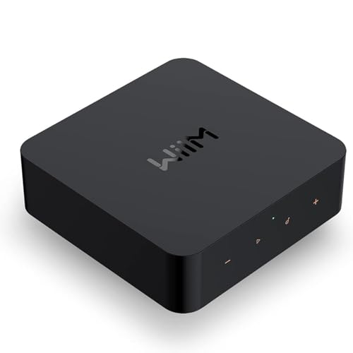 WiiM Pro AirPlay 2 Receiver, Chromecast Audio, WiFi Multiroom Streamer, funktioniert mit Alexa, Siri und Google Assistant, streamt Hi-Res Audio von Sp