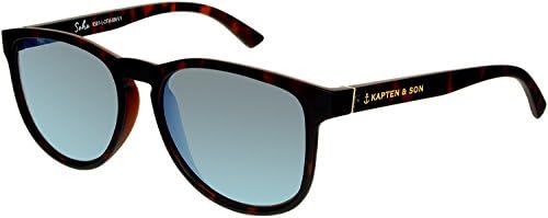 Kapten And Son Women's Mirrored Soho KS01-L-DTM-BM-V1 Tortoiseshell Square Sunglasses