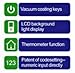 Universal AC Fahrenheit Remote for Most Models of Carrier,Trane,Toshiba,Sanyo,Mitsubishi,Fujitsu,Hitachi,Haier,LG,York,Midea,Fedders,Sharp,Samsung,Hyundai,Friedrich,Gree,Daikinr,Tadiran & More