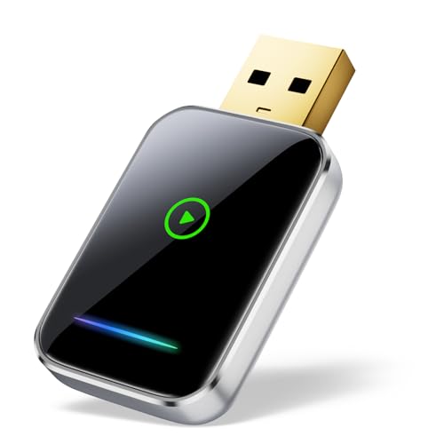 Mini Carplay Wireless Adapter for iPhone - Converts Wired to Wireless Carplay Adapter