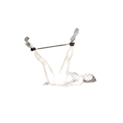 Slave Steel Deluxe Spreader Bar ~ with Handcuffs Wrist or Anklets Cuffs ~ Restraints with Padlocks ~ Extreme Bdsm... image