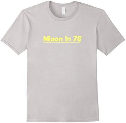 Mens Nixon 78 T-Shirt- nixon shirts Medium Silver