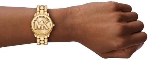 Phoebe Montre Femme 36MM en Acier Inoxydable Doré, MK4923