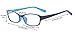 Outray Kids Retro Rectangle Clear Lens Glasses for Boys Girls Blue For Boys&Girls Age 3-10