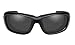 Wiley X WX Gravity Sunglasses, Safety Glasses for Men and Women, UV Eye Protection for Shooting, Fishing, Biking, and Extreme Sports, Matte Black Frames, Smoke Grey Tinted Lenses