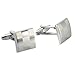 ALASKA BEAR - Classic Silver Cufflinks Set for French Sleeve Dress Shirts