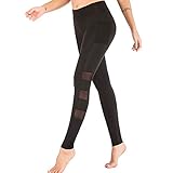 Woman's High Waist Yoga Pants, Sports Workout Running Yoga Leggings for Women Butt Lifting(Black, S)