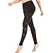 Woman's High Waist Yoga Pants, Women Tummy Control Athletic Yoga Pants Yoga Leggings(Black, L)