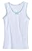 Sportoli Girls Ultra Soft 100% Cotton White Tank Top Undershirts - Size 7/8, Pack of 4