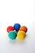 Arospa Colorful Super Bouncy Rubber Dog Fetch Ball 5 Colors/Pack (Colorful)