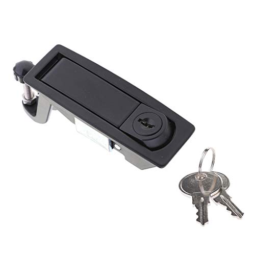 D DOLITY RV Baggage Compartment Door Lock Flush Lever Compression Locking Latch w/Keys for