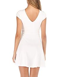 Haola - Vestido de mujer con cuello redondo y cuello redondo