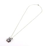 Cute Vintage Rhinestone Panda Love Sweater Chain Necklace Pendant