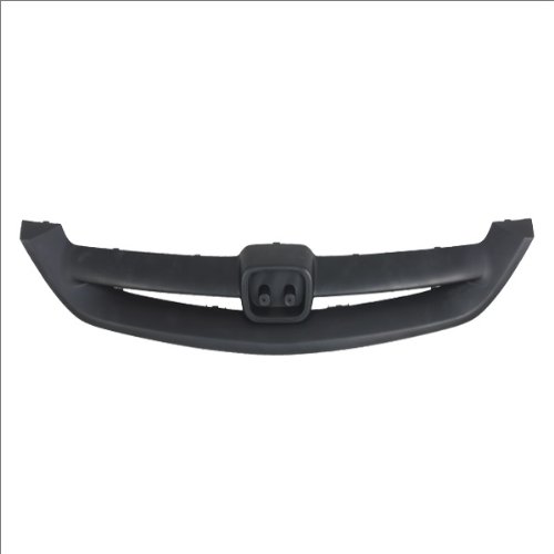 CarPartsDepot 2001-2003 Compatible With Honda Civic 2dr Front Unpainted Black Plastic Grille Grill HO1200153 71121S5PA01ZC?