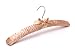 JS HANGER Padded Clothes Hangers for Sweaters - 17 Inch Coat Hangers No Shoulder Bump Foam Hanger Non Slip Satin Canvas Covers for Adults Wedding Bridesmaid Pack of 10, Ivory White