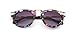 GAMT Fashion Arrow Mirrored Sunglasses Round Lens for Boys and Girls Flower Frame
