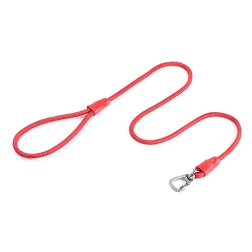 FreeFaro - Guia de Corda Pepper | Poliéster Resistente, Acabamento Atóxico, Mosquetão com Trava e Rotação 360° – Tamanho Único 1,20m - Vermelho