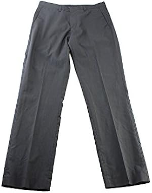 Calvin Klein Mens Pindot Slim Fit Dress Pants Black 29/30