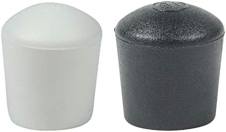 Lifeswonderful - 4 pcs Domed Furniture Feet - Ideal for Tables Chairs etc - Available in Many Sizes & Colours (22mm, White)