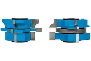 Amana Tool - 940 2Piece Carbide Tipped 3-Wing Stile & Rail Concave Cabinet Door 2-1/2 Dia