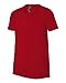 Bella + Canvas Unisex Jersey Short Sleeve V-Neck Tee (Red) (XL)