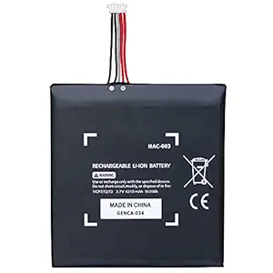 OSTENT 3.7V 4310mAh Rechargeable Battery Pack Replacement for Nintendo Switch Gamepad HAC-003
