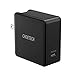 USB C Charger, CHOETECH 60W Power Delivery Fast Charger PD 3.0 Type C Foldable Adapter Compatible with iPhone 11/Pro/Pro Max, MacBook Pro/Air, iPad Pro, Dell XPS, Nintendo Switch, Pixel 4 and More
