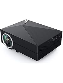 Portable Mini Video Projector+20% Lumens, Multimedia LCD Home Theater Projector with HDMI Cable, Support 1080P HDMI USB SD Card VGA AV TV Laptop Game iPhone iPad Android Smartphone