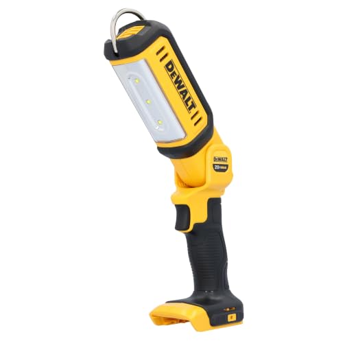 DEWALT 20V MAX LED Work Light, Rechargeable Flashlight, Pivoting Head, Bare Tool