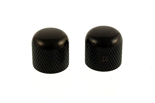 Allparts MK-0910-003 Black Dome Knobs