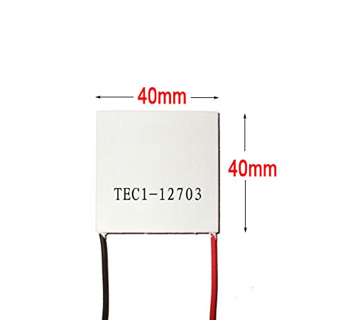 Karcy TEC1-12703 High Power Semiconductor Refrigeration Piece Heatsink Thermoelectric Cooler 12V 12A