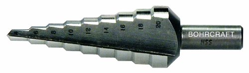 Bohrcraft Stepped Drill High-Speed Steel Gradation 2 mm Size 3 A/30 mm in Quadro Pack Qty: 1 17600300033