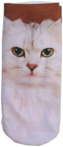 Cat Ankle Socks Photo Print Style by Okitani