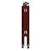 Dream On Me 2 in 1 Portable Folding Stationary Side Crib in Cherry, Greenguard Gold Certified , 2 Piece Set