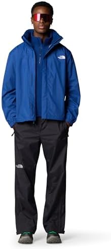 - Chaqueta Resolve para Hombre - Chaqueta de Senderismo Impermeable y Transpirable - TNF Black, M