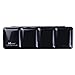 MEEDEN Empty Metal Watercolor Tins Palette Paint Case Box - Will Hold 24 Half Pans or 12 Full Pans