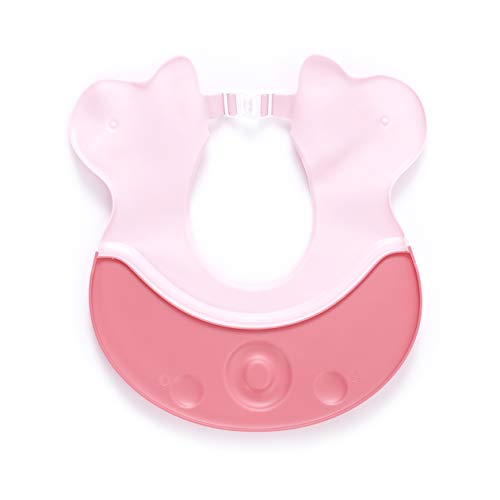 Vanly Baby Shampoo Cap, Adjustable Baby Bath Visor Hat for Kids, Toddlers, Children | Flexible Waterproof Shower Bathing Protection | for Showers, Bathtub, Sun Bathing, Hair Cutting/Trimming (Pink)