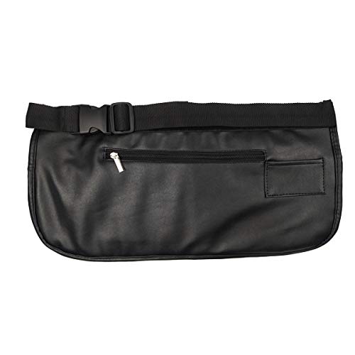 Jula Vance Multi Pockets Leather Makeup Brush Waist Apron Belt Bag Cosmetic Brush Make-Up Tool Holder with with Adjustable Belt