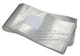 Root Mushroom Farm-10 Count Mushroom Growing Bags/Mushroom Spawn Bags, Middle Size 5" X 5" X 19", 0.2 Micron Filter, 3 Mil Polypropylene