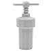 Kangkang@ Home Kitchen Plastic Rotary Handle Pressure Garlic Press Squeeze Twist Presser Crusher Grinder Kitchen Gadget White