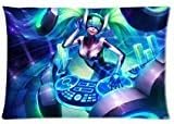 League of Legends DJ Sona Soft Custom Rectangle Pillowcase Pillow Case Covers 20X30(One Side)