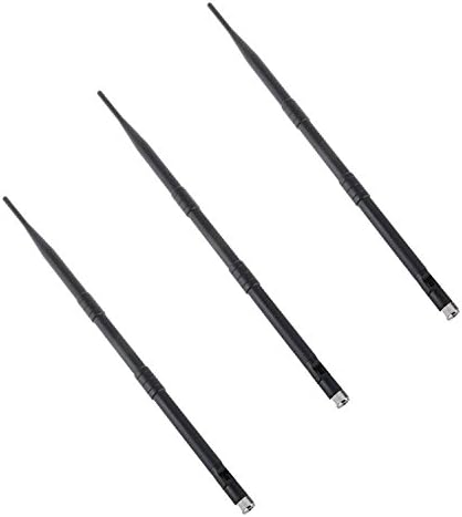 LoveCam 3 x 9dBi 2.4GHz WiFi RP-SMA Antenna for D-Link: DWL-7100AP/B, DWL-800AP Plus, DWL-810 Plus, DWL-900AP, DWL-G510, DWL-G520, DWL-G700AP, DWL-G800AP, DWL-G810, DWL-810+, DWL-G820, PCI 520 Plus