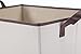 StorageManiac 2-Pack Durable Folding Polyester Canvas Rectangular Open Storage Bin with 2 Handles