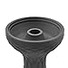 BudPro Hookah Bowl Silicone Phunnel Type with Charcoal Holder Like Lotus - Shisha Hookah Set Black