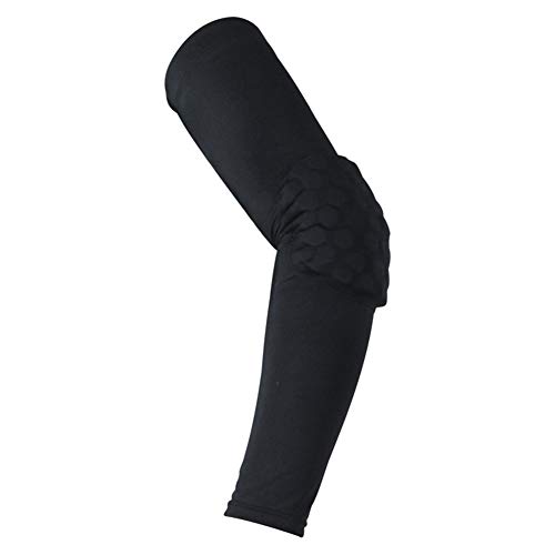 Honeycomb Elbow Pads, 1Pair Arm Guard Fitness Running Training Football Basketball Breathable Elbow Brace